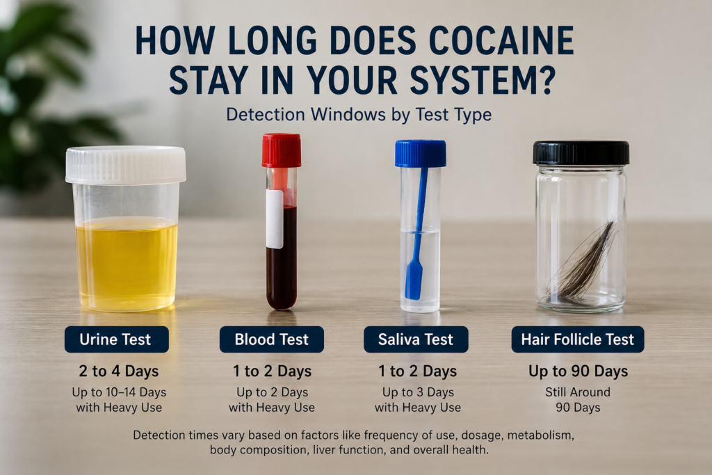 cocaine stays in system